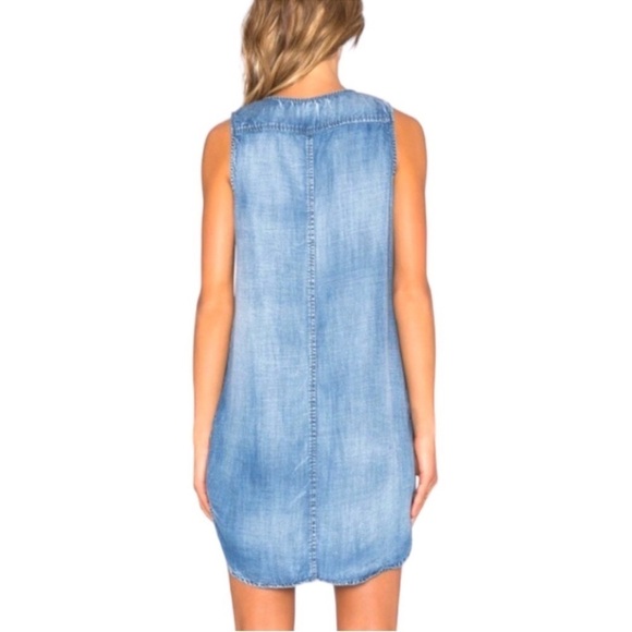 Beachlunchlounge denim tank dress NWOT - Picture 2 of 5